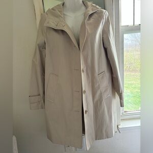 Calvin Klein long rain coat